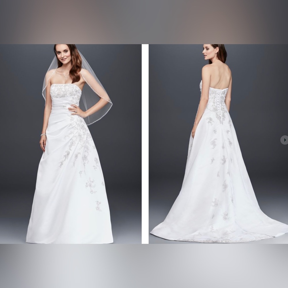 Strapless A-line Wedding Dress